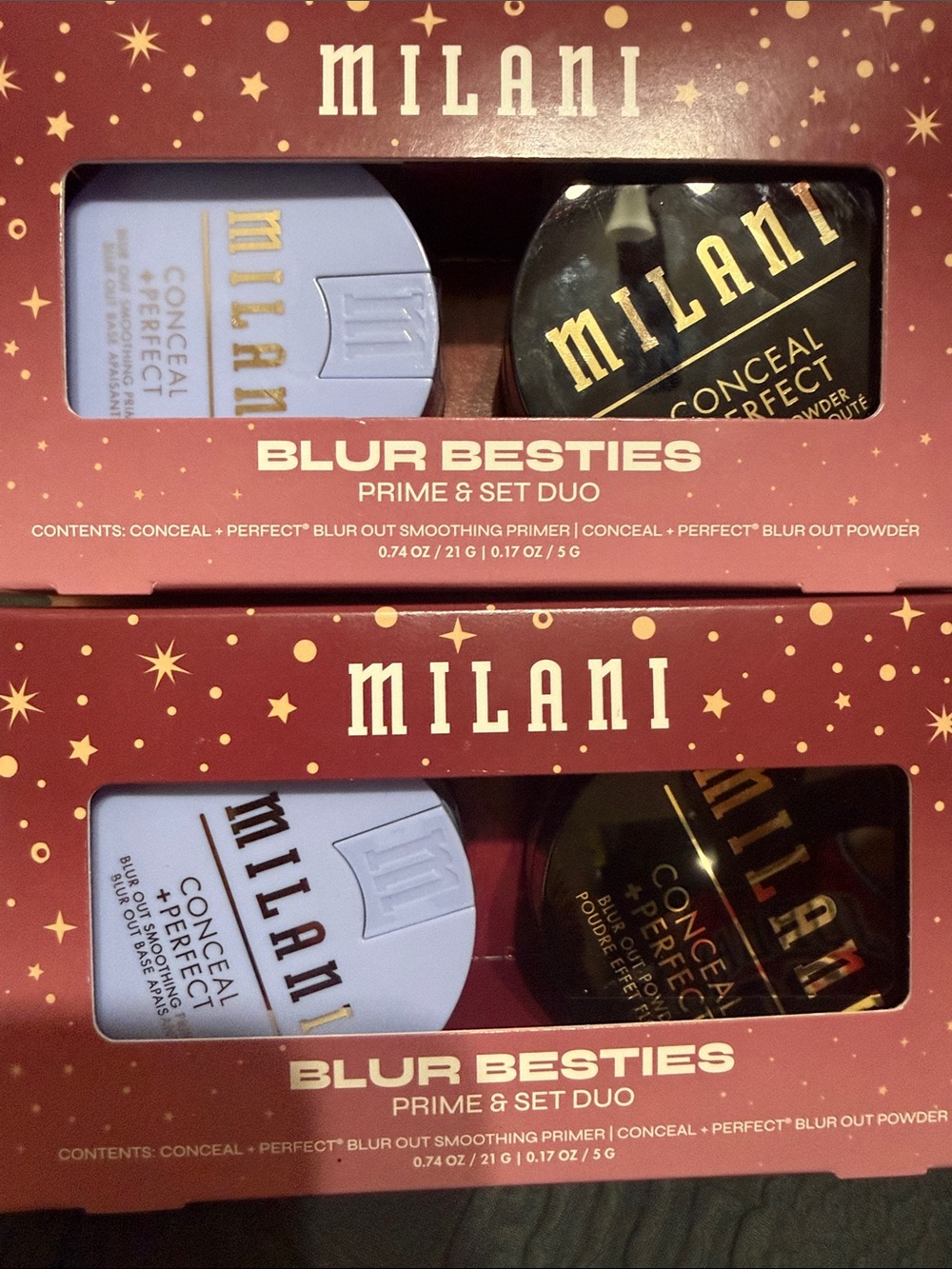 Milani Blur Besties Prime & Set Duo — Lavender and Black Compact Set